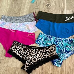 PINK panties size Large 7 pair